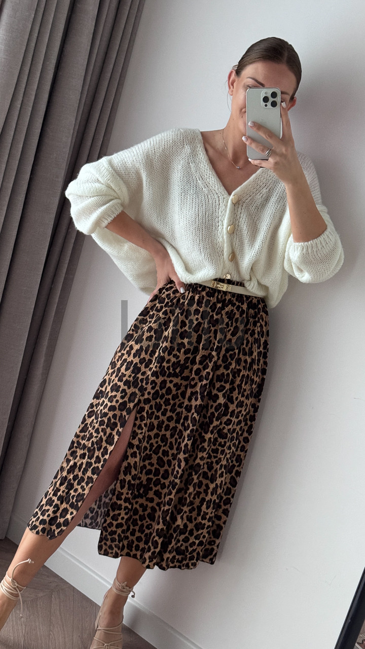 SPÓDNICA WISKOZOWA W PANTERKĘ VALERIA (PRE-ORDER, DOSTAWA 10 DNI ROBOCZYCH) 7