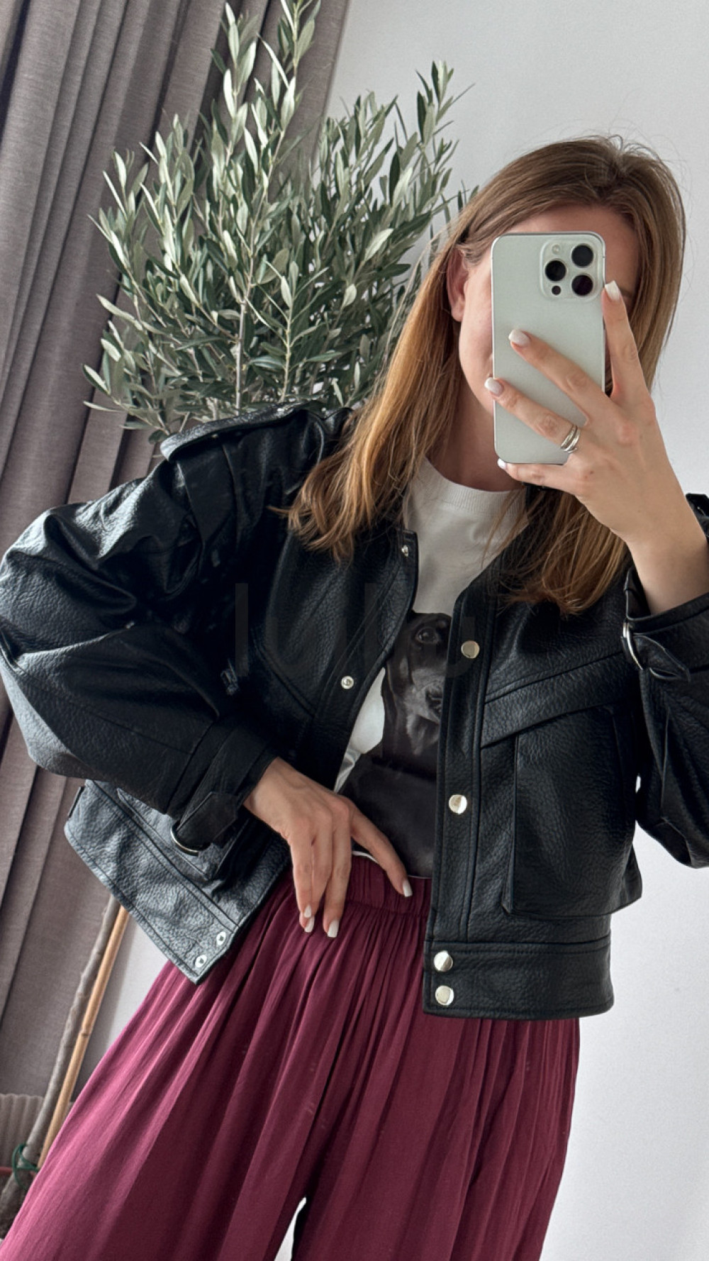 KURTKA EKO SKÓRKA CZARNY KROKODYL 1