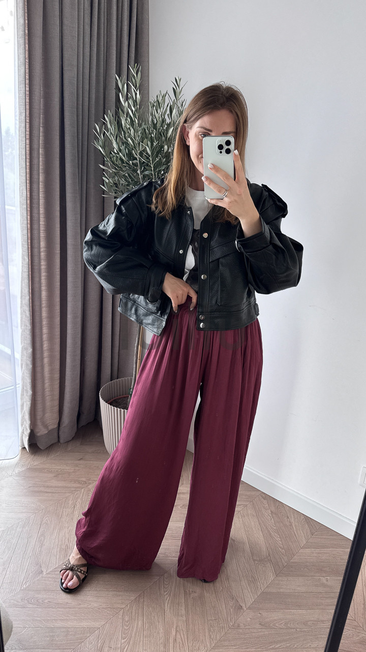 KURTKA EKO SKÓRKA CZARNY KROKODYL 8