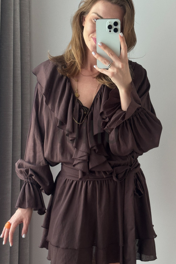 SUKIENKA CZEKOLADOWA VIRALOWA PREMIUM CALIFORNIA 4