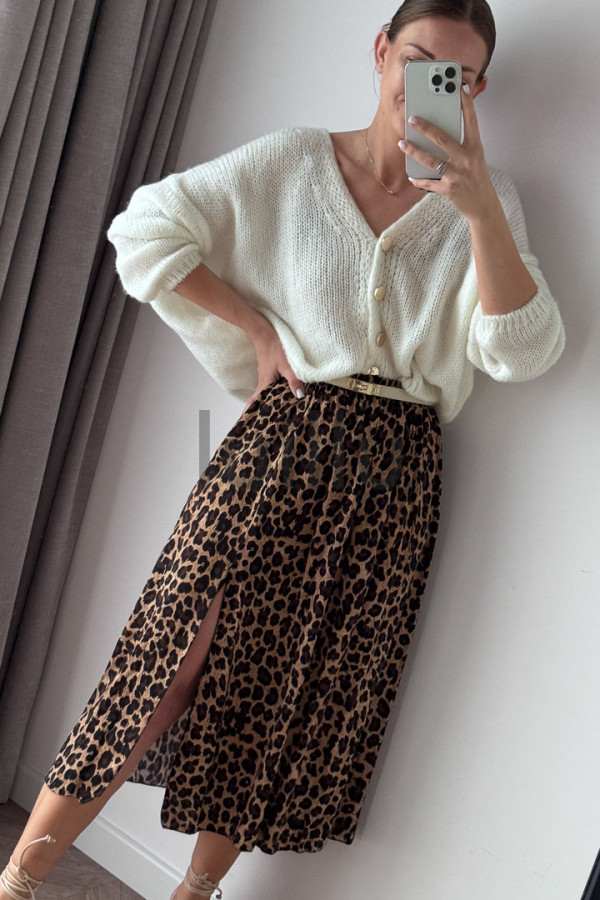 SPÓDNICA WISKOZOWA W PANTERKĘ VALERIA (PRE-ORDER, DOSTAWA 10 DNI ROBOCZYCH) 7