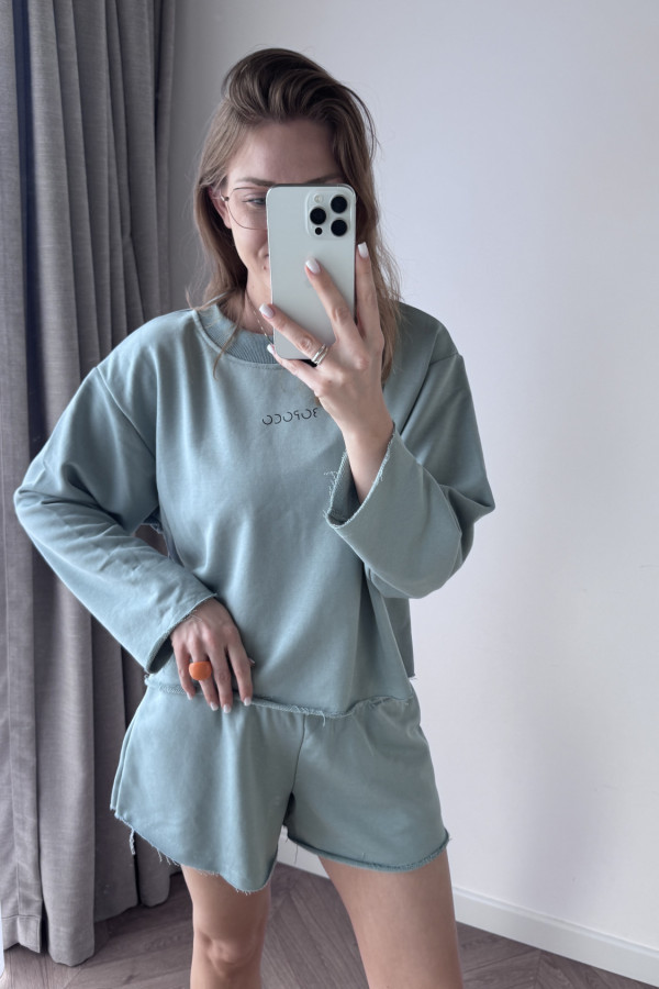 BLUZA W PASKI BAWEŁNIANY SZAŁWIA SPORT 2