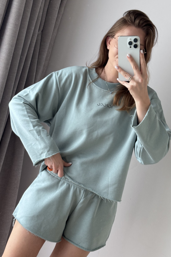 BLUZA W PASKI BAWEŁNIANY SZAŁWIA SPORT 1