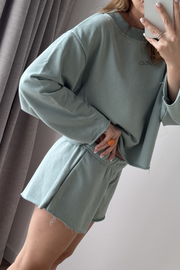 BLUZA W PASKI BAWEŁNIANY SZAŁWIA SPORT 4