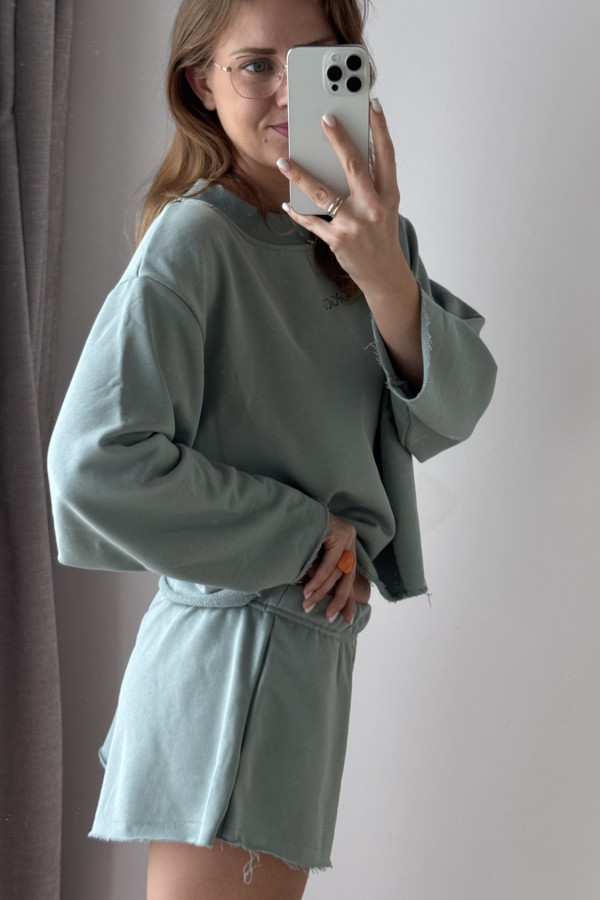 BLUZA W PASKI BAWEŁNIANY SZAŁWIA SPORT 5