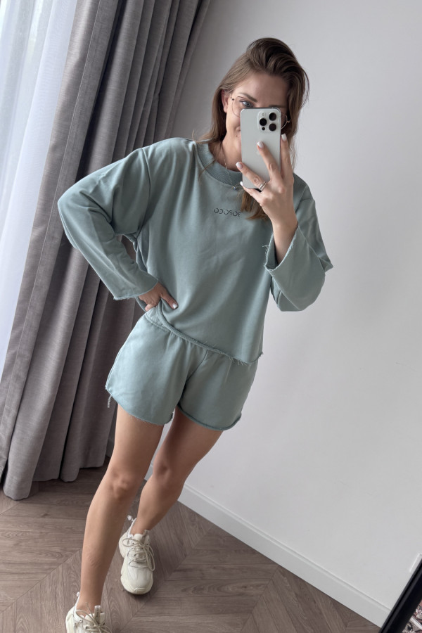 BLUZA W PASKI BAWEŁNIANY SZAŁWIA SPORT 6