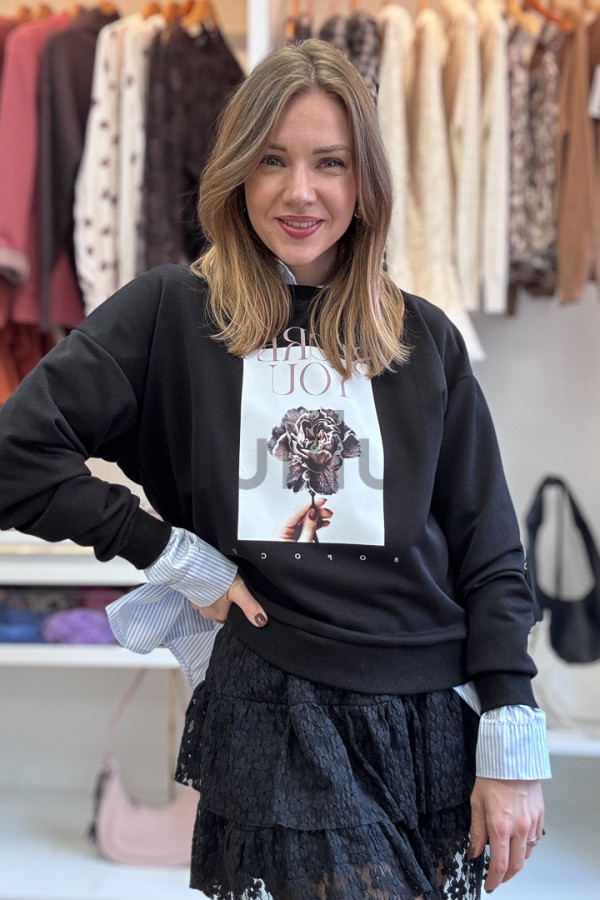 BLUZA CZARNA BOPOCO